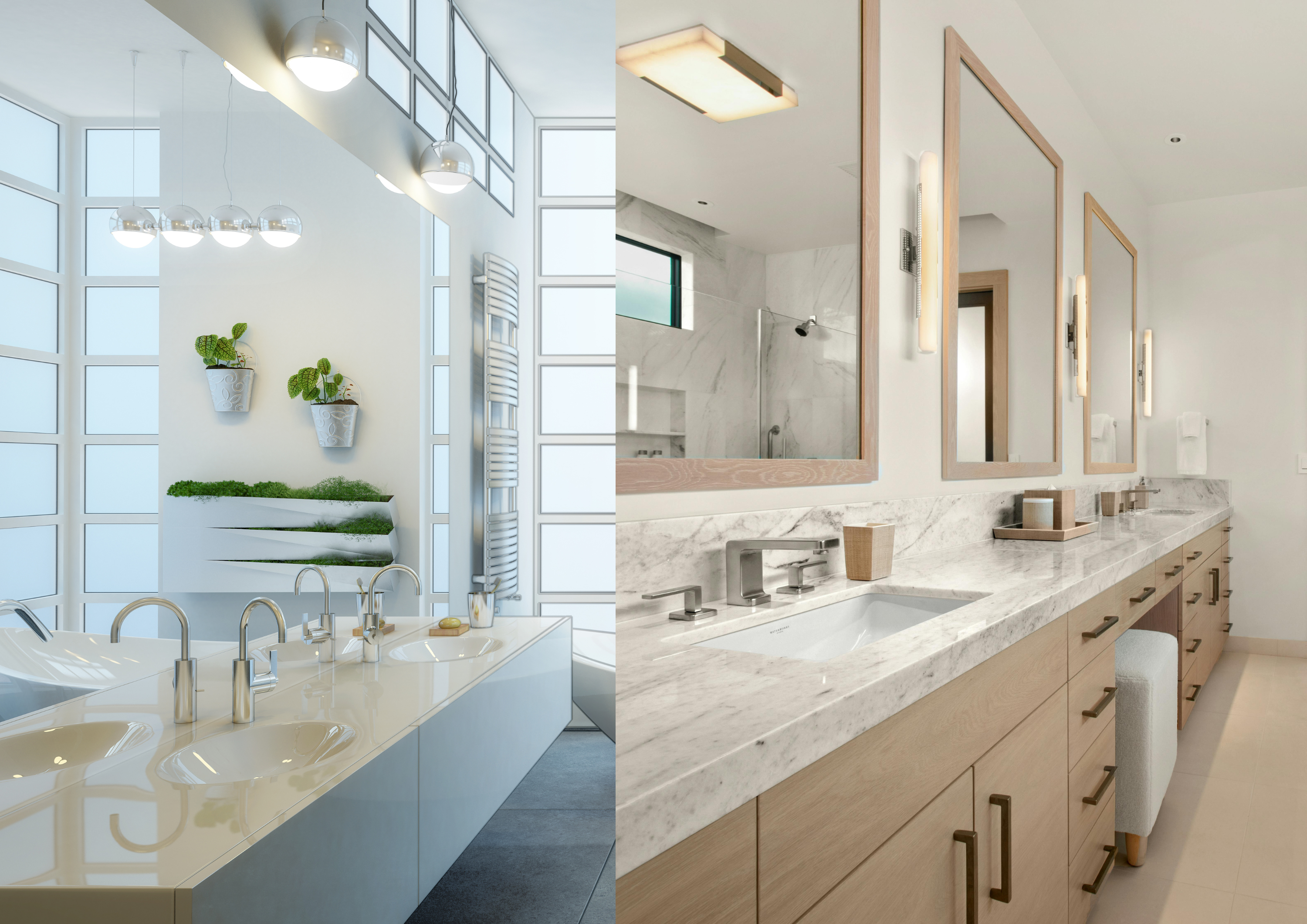 Moderne Badsanierung mit hochwertigen Materialien